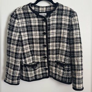 Harrison Kent Vintage Women’s Jacket Tweed Plaid Wool